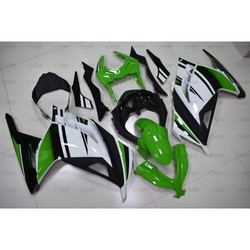 For Kawasaki Zx300r 2013 - 2015 Fairing Kits EX 300 Ninja 2013 Bodywork EX300 2013 White Green Black Fairings