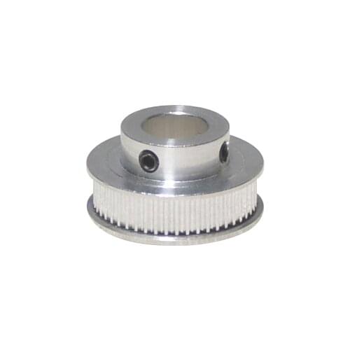 3d printer pulley aluminum GT2 timing pulley 48teeth bore 5mm 6mm 6.35mm 8mm 10mm 12mm pulley for 2GT belt width 6mm 1pcs