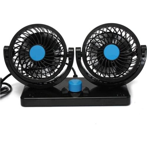 360 Rotating Free adjustment Car Auto Cooling Air Fan Ventilation Dashboard Electric Car Fan Summer Cooling Air Circulator