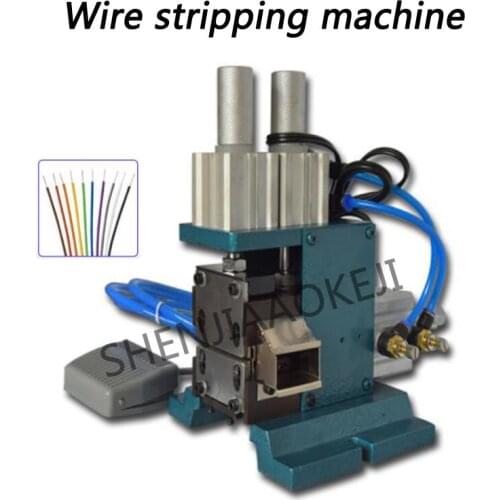 Vertical peeling machine JL-3F Pneumatic stripping machine 110V/220V Small wire and cable stripping machine 1pc