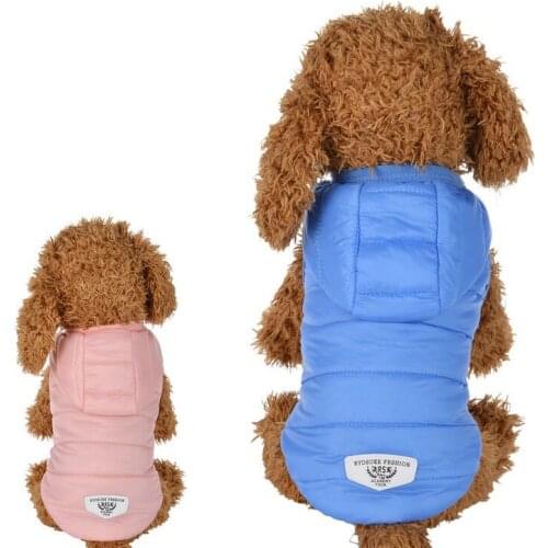 XS-2Xl Winter Pet Dog Clothes Warm Down Jacket Waterproof Coat Hoodies for Chihuahua Small Medium Dogs Puppy