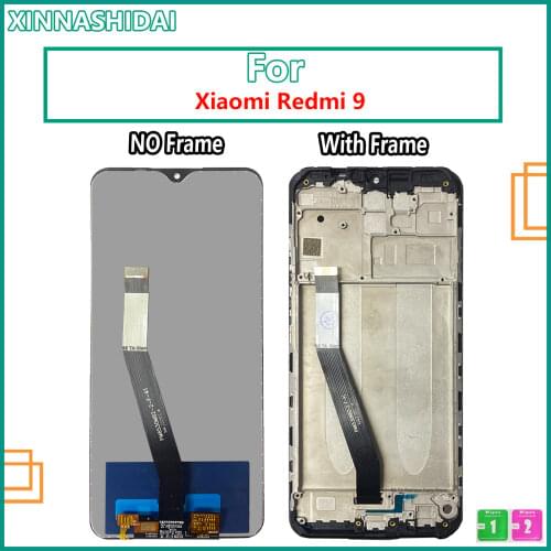 6.53" LCD Display For Xiaomi Redmi 9 M2004J19AG M2004J19C LCD Display Touch Screen Digitizer Assembly Replacement