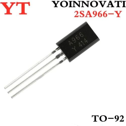 20pcs/lot 2SA966-Y 2SA966 1.5A/30V A966 TO-92L IC best quality