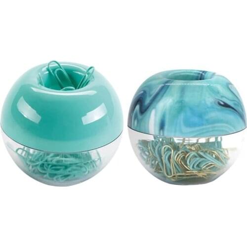 200 Pcs 28mm Round Magnetic Paper Clips Non Slip Smooth Surface