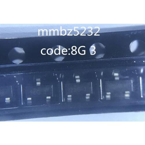 200PCS MMBZ5232B MMBZ5232 8G 3 Brand new and original chip IC