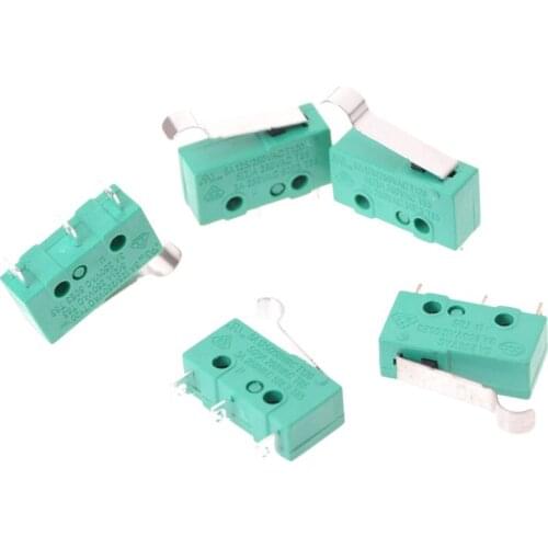 5pcs/lot KW4-3Z-3 Micro Switch KW4 Limit Switch 3pin 5A 125V DC N/O N/C Switches