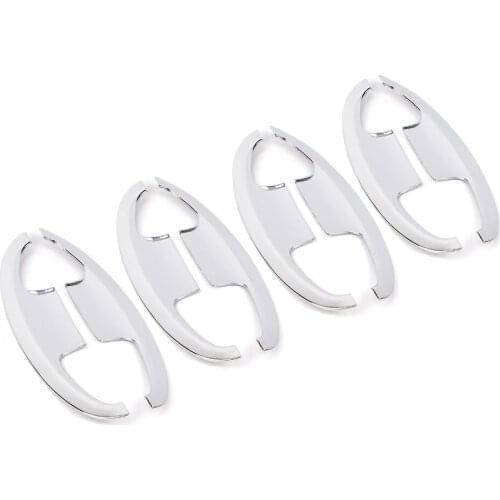 Door Handle Bowl Cup Cover for Ford Ecosport 2013 2014 2015 2016 Chrome Trim Exterior 8Pcs