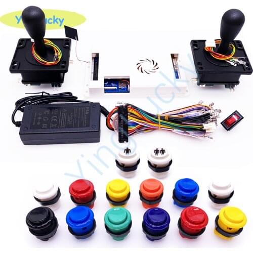 Arcade joystick kit whit pandora box 3d wifi board 4018 in 1 High quality 28mm American button joysticks