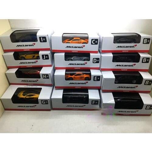 Kyosho cars 1/64 Mclaren P1 12C GT3 605S Collect die-casting alloy car model toys