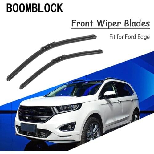 BOOMBLOCK 2pcs Car Accessories Windscreen Rubber Original Wiper Blades Arm Kit For Ford Edge 2018 2017 2016-2007