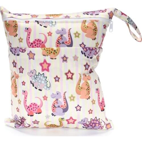 [CHOOEC]New Digital printing Washable Reusable Cloth diaper Nappies Bags Waterproof Swim Sport Travel Carry bag Big Size:30X36cm