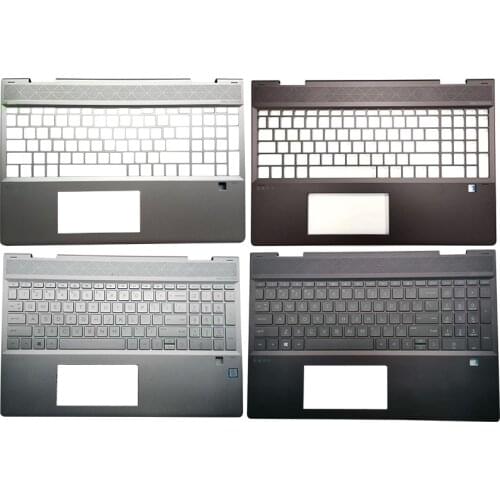 For HP ENVY X360 15-DR 15M-DR 15-DR1005TX 1006TX 1007TX TPN-W142 L55038-001 Laptop Palmrest Upper Case US Backlit Keyboard