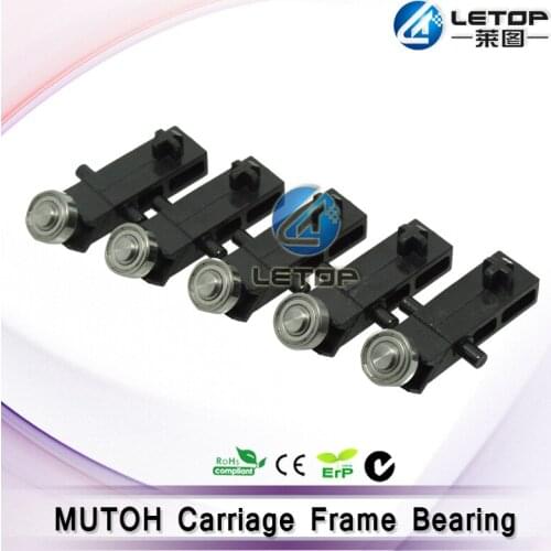 Pulley bearing retainer carriage frame bearing for mutoh printer