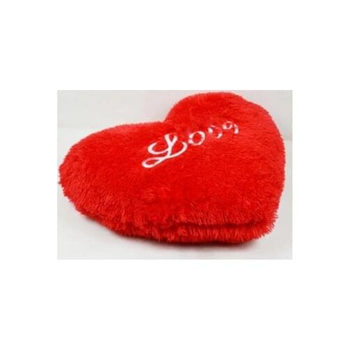 Cute plush red heart toy, lovely stuffed heart pillow about 45cm gift toy 2394