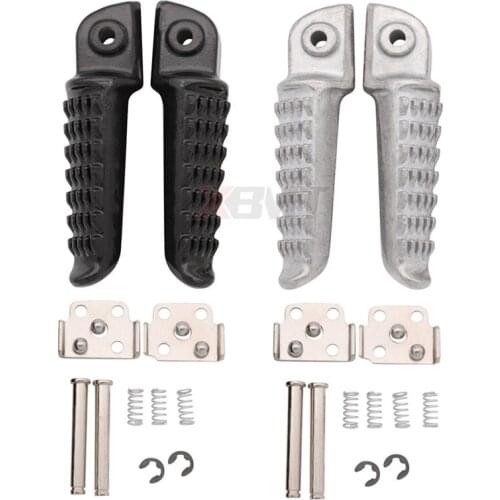 Motorcycle Rear Footrests Foot Pegs For Kawasaki Ninja ZX6R ZX9R ZX10R ZX12R 250R 650R ER6N ER6F EX250 EX650 2006-2013