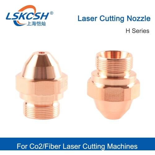 LSKCSH 10pcs Laser Nozzles H Series Nozzles H10 3-01899 High Pressure H12 H15 H20 H25 Laser Cutting Machine