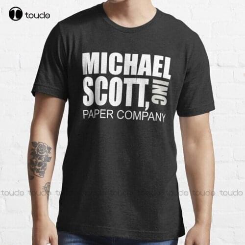 New Michael Scott Paper Company - The Office T-Shirt Cotton Tee Shirt