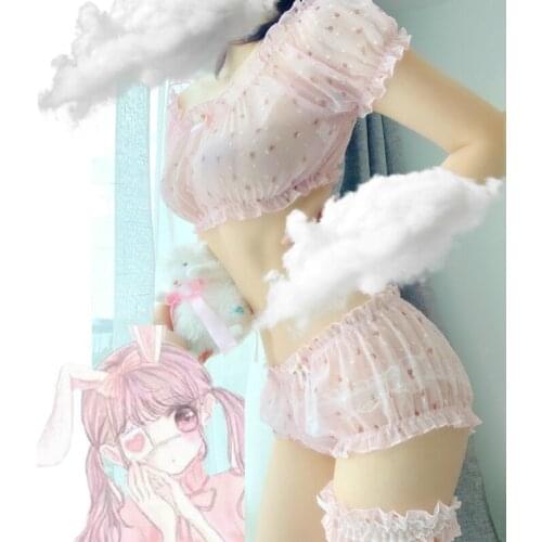 2020 Pink Summer Casual Suit Women Pajamas Set Sleep Jacket Pant Kawaii Long Sleeve Animal Sleepwear Shein