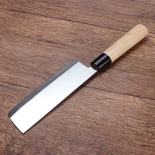 Sushi Sashimi Fish Salmon Knife Japanese Slicing Knife 7 Inch 4Cr13 Blade Comfortable Wood Handle Chefs Cooking Tools