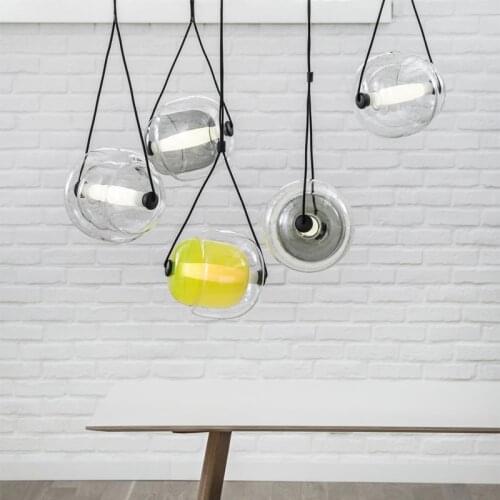 LED Postmodern Iron Colorized Glass Bubble Designer Pendant Lights.Pendant Lamp.Pendant light For Dinning Room