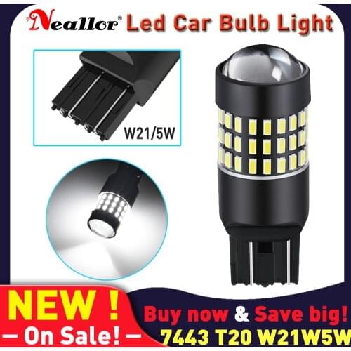 T20 7443 W21W 7440A Led Canbus Drl WY21W Reverse Side Lights Bulbs On Car P21w 1156 Ba15s 7506 Backup Brake Diode Lamps For Auto