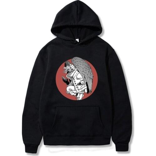 Harajuku Sweatshirt Men My Hero Academia Hawks Long Sleeves Casual Men Sweatshirt Hoodies Tops