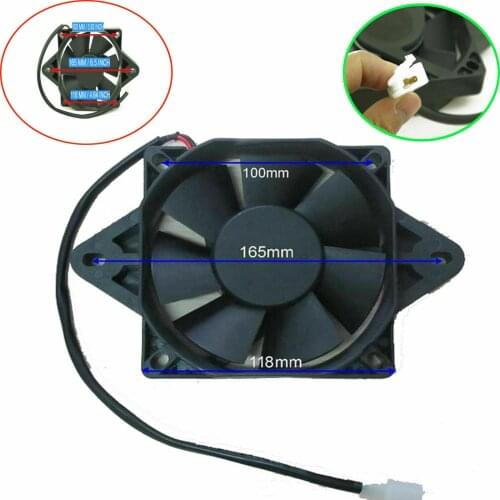 12 Volt 15W Electric Engine Cooling Fan Radiator Motorcycle ATV Go Kart Quad