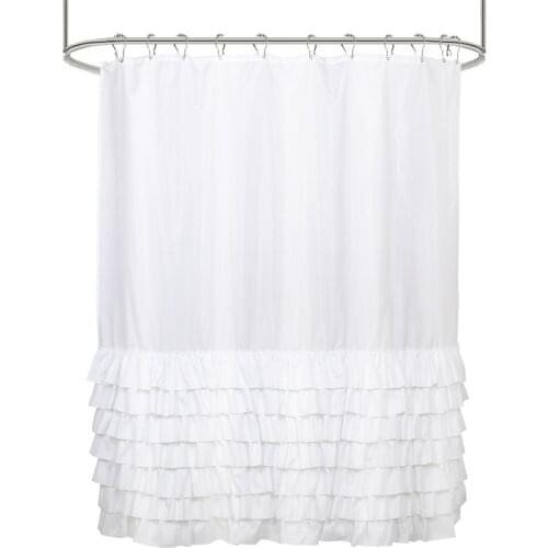 Art Shower Curtain Waterproof Polyester Fabric Washable 180x180cm Bathroom Curtain Door Custom Design