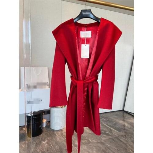 The New Fashion Autumn Winter Overcoat 100% camel Wool Ladies Sleeve Thick Warm Women Long Jacket Coats Cardigan
