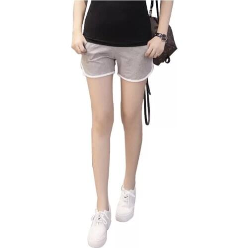 2PCS Maternity Cotton Loose Shorts pants Plus Size Clothes Pregnant Women Capris Pants For Pregnancy Clothing Maternity Pants