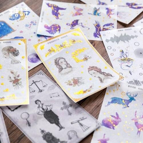 3pcs/pack Creative Cute DIY Album Decoration Five Design Options Decoration DIY Ablum Label Sticker