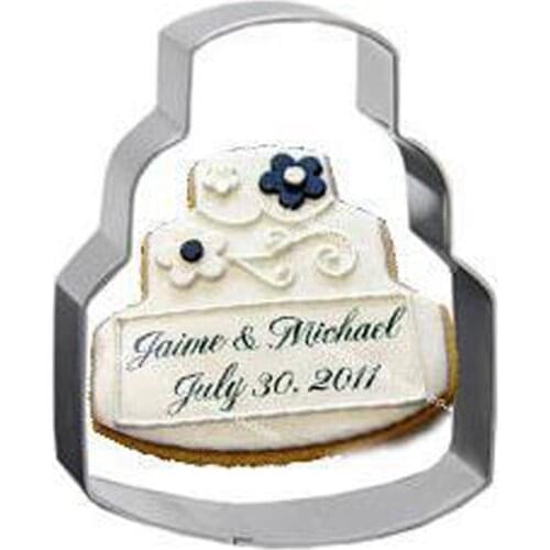 3-layer Cake Cookie Cutter Stainless Steel Biscuit Knife Baking Fruit Cut Kitchen Tools Embossing Printing