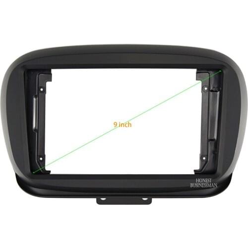 9 INCH Car Audio Frame GPS Navigation Fascia Panel Car dvd Plastic Frame Fascia is suitable for 2014-2019 FIAT 500X