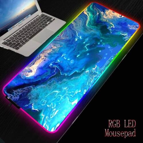 Abstract Colorful Gaming Mouse Pad Computer Mousepad RGB Backlit Mause Pad Large Mousepad XXL for Desk Keyboard LED Mice Mat