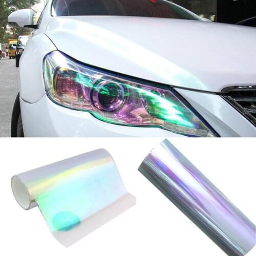Auto Car Smoke Fog Light Headlight Taillight Tint Vinyl Film Car Styling Taillight Film Taillight Sticker 30x60CM Film Cover