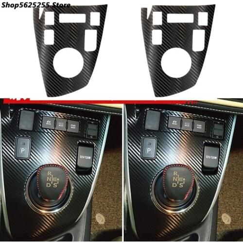 Car Sticker for Toyota Corolla 2018 2017 2016 Accessories Gear Shift Frame Panel Membrane Interior Decoration Cover Film