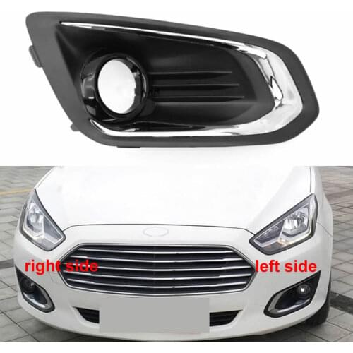 For Ford Escort 2015 2016 2017 2018 Fog Light Cover Fog Lamp Shell Front Bumper Grille Driving Lamp Cover
