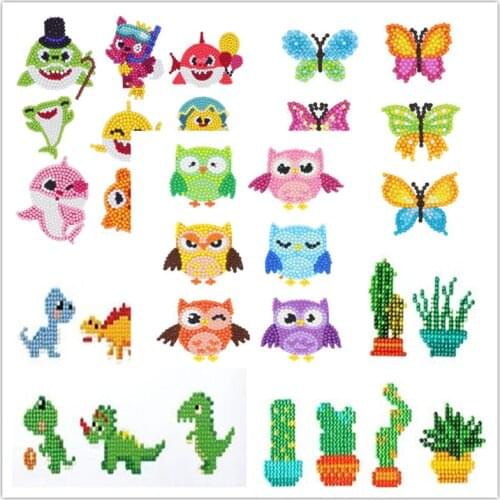 Childrens gift puzzle toys 5D DIY diamond kit by digital painting childrens hand sticker art and handcraft Art