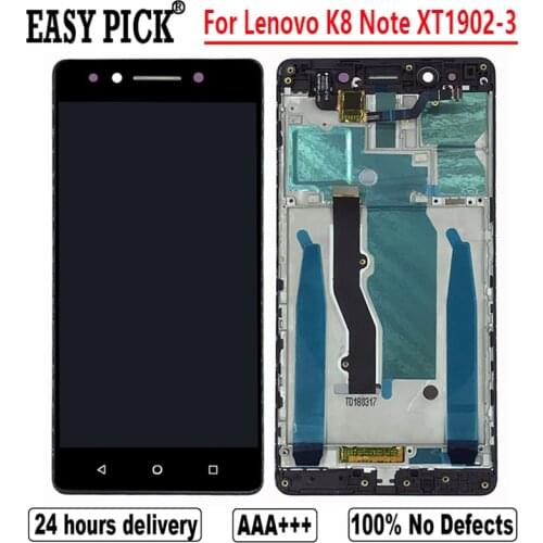 For Lenovo K8 Note XT1902-3 XT1902-2 LCD Display Touch Screen Digitizer Assembly Replacement Free Tools 5.5" inch AAA+++ Quality
