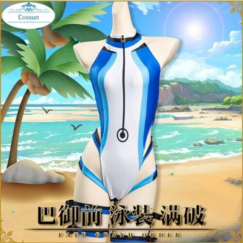 Fate/Grand Order FGO Saber Tomoe Gozen Swimsuit Summer Sweet Suit Cosplay Costume Halloween costume for Women New 2020