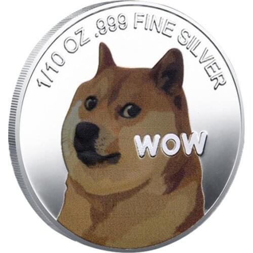 Creative New Souvenir Gold Plated Dog Coins Collectible Great Gift Art Collection Physical Gold Silver Plated Commemorative Coin