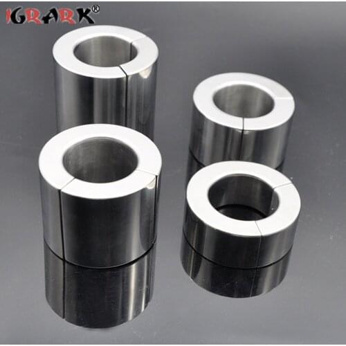 Magnet Cock Ring Metal Penis Rings Sleeve Male Dildo Delay Ejaculation Glan Stimulating Adult Sex Toys for Men Intimate Goods