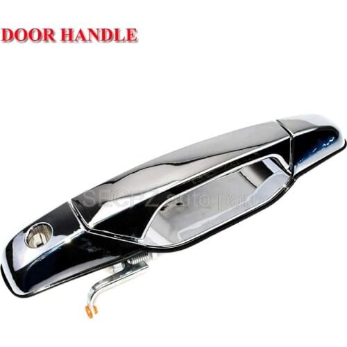 Exterior Chrome Door Handle Front Left for 07-13 Chevrolet Chevy GMC Cadillac 25960525 15868464 15915147 22738721