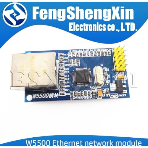 New W5500 Ethernet network module hardware TCP/ IP 51 /STM32 microcontroller program over W5100
