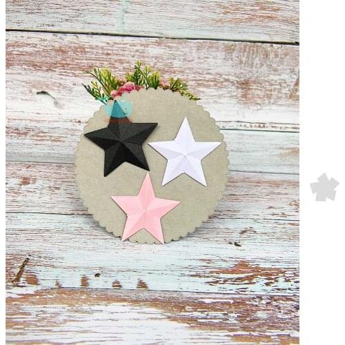 Five-pointed Star Metal Cutting Dies Stencil Scrapbooking DIY Album Stamp Paper Card Embossing Decoration Craft Die Cutting