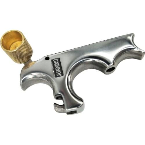 3 Fingers Stainless Steel Bow Release Aid for Compound Bow Archery Accessories Wrist Clamp Type Hook Type Release Aid Grip