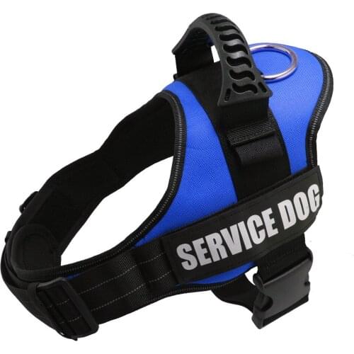 No Pull Service Dog Harness, Reflective Dog Vest Dogs Easy Control Handle ,Perfect Daily Training, Walking Running