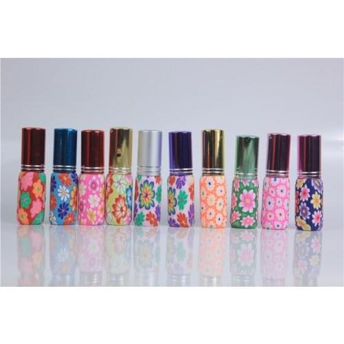 20pcs/lot 5ml glass Refillable Portable sample perfume bottles Travel Spray Atomizer Empty perfume bottle mini sample container