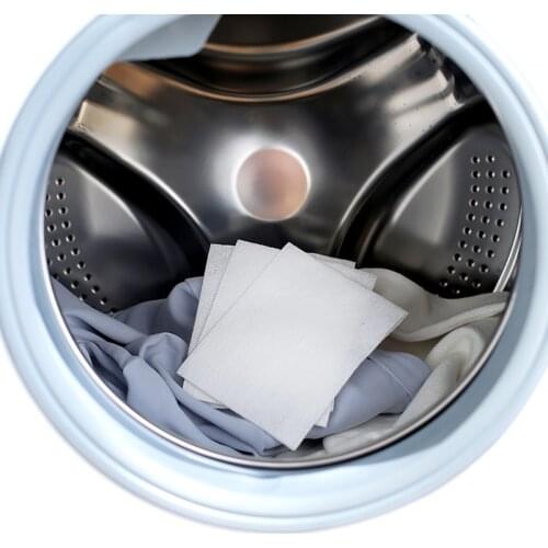 24 pieces of washing machine use mixed dyed color absorption piece, anti-dye cloth, washing paper fading removal piece