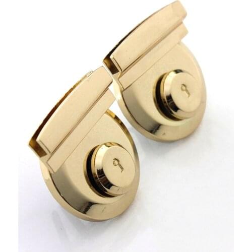 1pcs Metal Push Lock Fashion Durable Switch Lock Closure Parts for DIY Handbag Shoulder Bag Purse Hardware Accessories